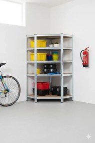 Narożny regał do piwnicy C5-W73