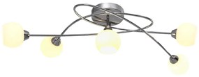 Nowoczesna lampa sufitowa z ceramicznymi kloszami - EX204-Komi