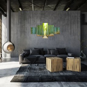 Obraz - Las bambusowy (125x70 cm)