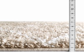 Dywan shaggy Blake romby beżowe 155 cm x 230 cm