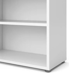 Wysoki regał do biura Prima 5 biały