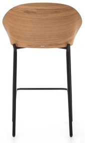 Szaro-naturalny hoker (wysokość siedziska 65 cm) Eamy – Kave Home