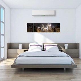Obraz oświetlonej Bramy Pyłu (170x50 cm)