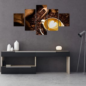 Obraz - Filiżanka kawy (125x70 cm)