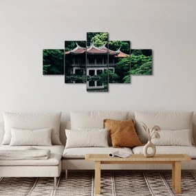 Obraz z japońskiego ogrodu narodowego (125x70 cm)