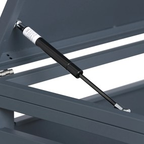 Wiata na pojemnik na odpady 240 l, 1160 x 695 x 800 mm, dekor drewna