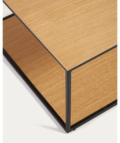 Stolik z blatem w dekorze dębu w naturalnym kolorze 60x110 cm Yoana – Kave Home