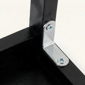 Bambusowy taboret ze schodkiem KROK, wys. 46 cm