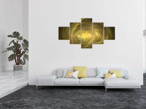 Nowoczesny abstrakcyjny obraz (125x70 cm)
