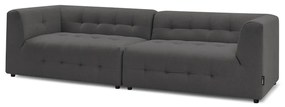 Ciemnoszara sofa 324 cm Kleber – Bobochic Paris