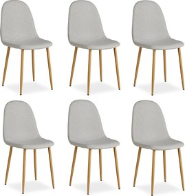 Krzesło jadalniane 44x88x45,5 cm szare Eames