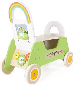 Classic world drewniany jeździk montessori pchacz 2w1