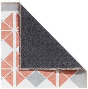 Pomarańczowo-szary chodnik odpowiedni do prania 61x170 cm Victoria Orange – Think Rugs