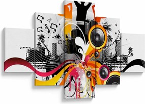 Obraz - Muzyka (125x70 cm)