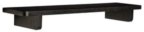 Czarna półka w dekorze dębu 80 cm Poke – Hübsch