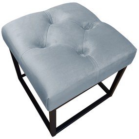 Pufa CHESTERFIELD LOFT ławka podnóżek metal BL06