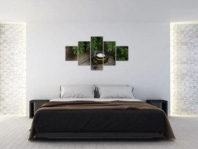 Obraz - świeca bożonarodzeniowa (125x70 cm)
