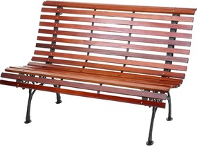 Ławka ogrodowa MCW-F97,  brązowa