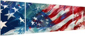 Obraz - Flaga USA (170x50 cm)