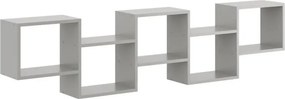Szara minimalistyczna półka wisząca H9-W34