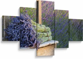 Obraz - Pęczki lawendy (125x70 cm)