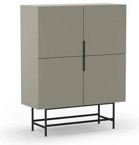 Zielonoszara szafka 100x128 cm Eldia – Marckeric