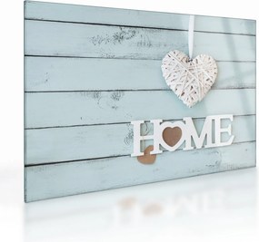 Obraz na szkle - I love home (70x50 cm)