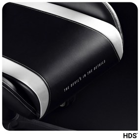 Fotel gamingowy Diablo X-Horn 2.0 King Size, czarno-biały