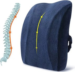 4Home Poduszka lędźwiowa z pianki z pamięcią Relax, 40 x 35 x 12,5 cm