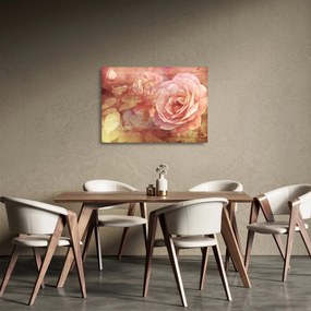 Obraz na szkle róż (70x50 cm)