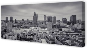 Duży obraz na płótnie Biznesowe Serce Warszawy