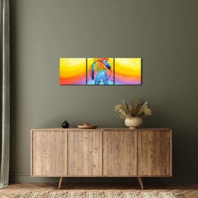 Obraz - Wewnętrzna siła (z zegarem) (90x30 cm)