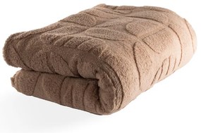 Brązowy koc z mikropluszu 150x200 cm Rena – Tiseco Home Studio