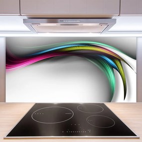 Panel Szklany do Kuchni Futurystyczna Wizja Przestrzeni