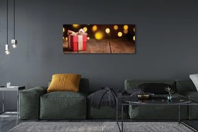 Obraz na płótnie Prezent na Deskach