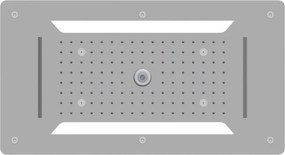 Deszczownica sufitowa XXL ze stali nierdzewnej DPG5030