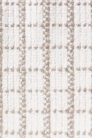 Dywan nowoczesny Jacky Kratka kremowo-beżowy 160 cm x 220 cm