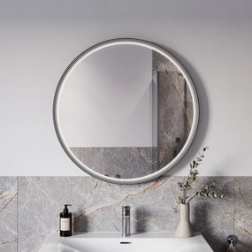 Lustro łazienkowe LED BELDIVO okrągłe - 80 cm
