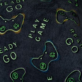 4Home Świecąca pościel mikroflanela Games, 140 x 200 cm, 70 x 90 cm