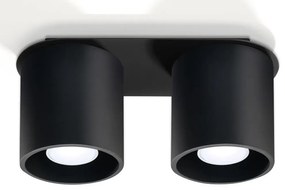 Nowoczesny plafon LED E761-Melvis - czarny