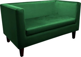 Sofa Monaco : Kolor nogi - Venge, Kolor tkaniny - VELVET - MG25, Typ tkaniny - Velvet, Wysokość nogi - 15 cm