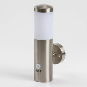 Kinkiet zewnętrzny LED z czujnikiem 1xGU10/5W/230V, matowy chrom