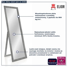 Stojące lustro beton  E3-R91