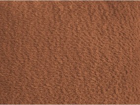 Pomarańczowa sofa z materiału bouclé 286 cm Azra – Bobochic Paris