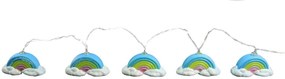 Łańcuch świetlny LED RAINBOW 165cm, 10 żarówek