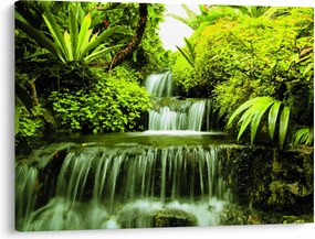 Obraz - Indonezyjskie wodospady (70x50 cm)