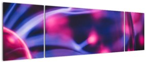 Abstrakcyjny fioletowy obraz (170x50 cm)