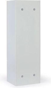 Metalowa szafka ubraniowa S1 Z, 4-drzwiowa, 1850 x 600 x 500 mm, zamek mechaniczny z kodem, drzwi laminowane, dąb naturalny