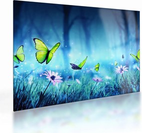 Obraz na szkle - Mistyczna leśna polana (70x50 cm)