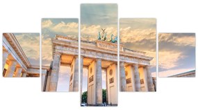 Obraz - Brama Brandenburska, Berlin, Niemcy (125x70 cm)